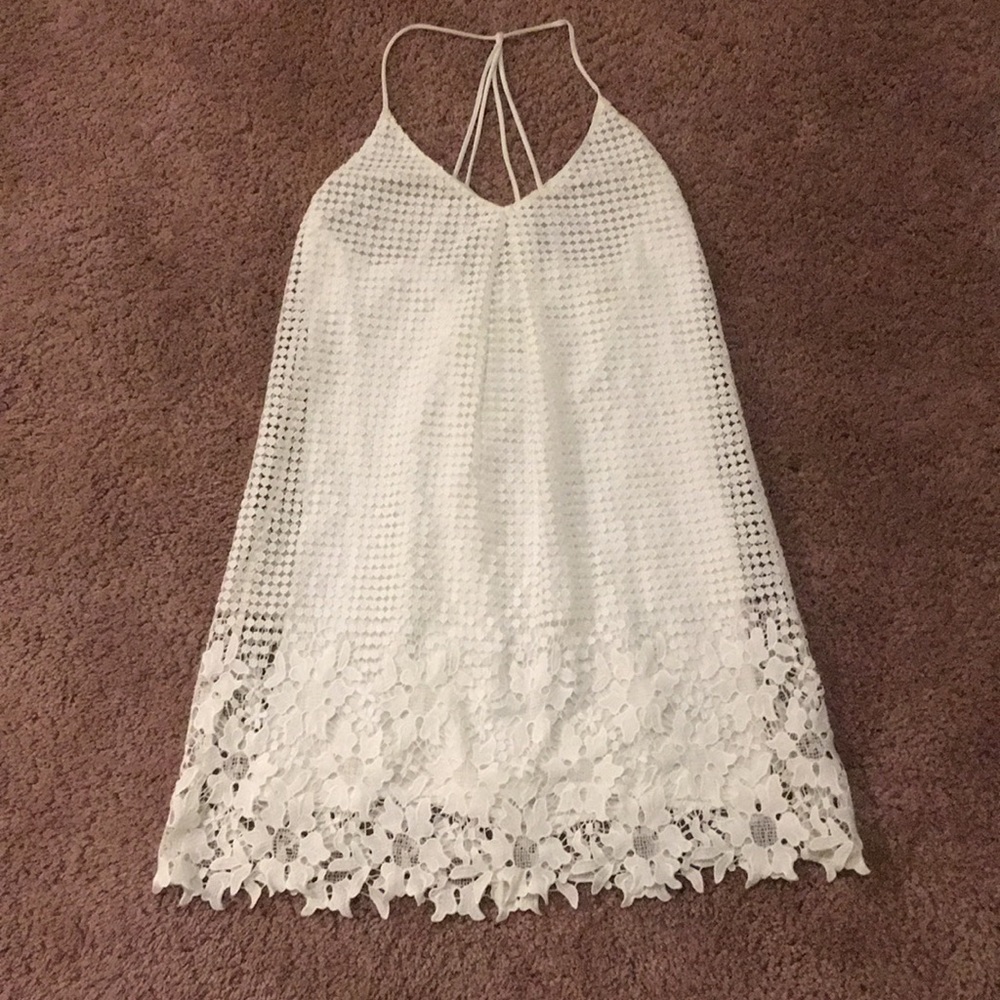 White Spring/Summer Dress by ASTR the Label